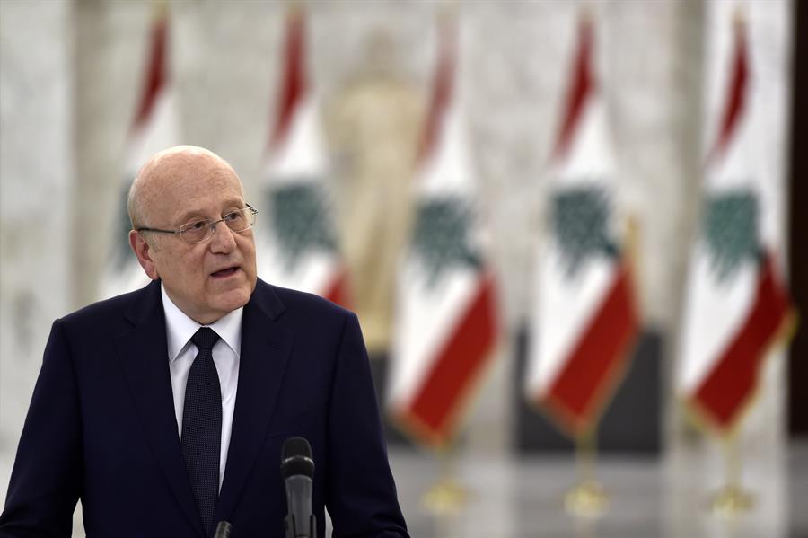 Najib Mikati es reelegido como primer ministro libanés para lidiar con la crisis