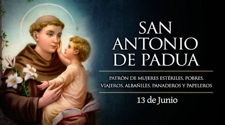 Este #13Jun se celebra el Día de San Antonio de Padua, el santo que tuvo en brazos al Niño Jesús
