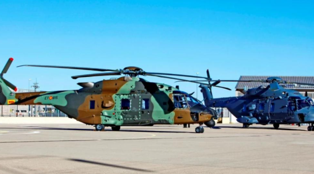 Así es el NH90, el helicóptero con tecnología española que protege Madrid durante la cumbre de la Otan