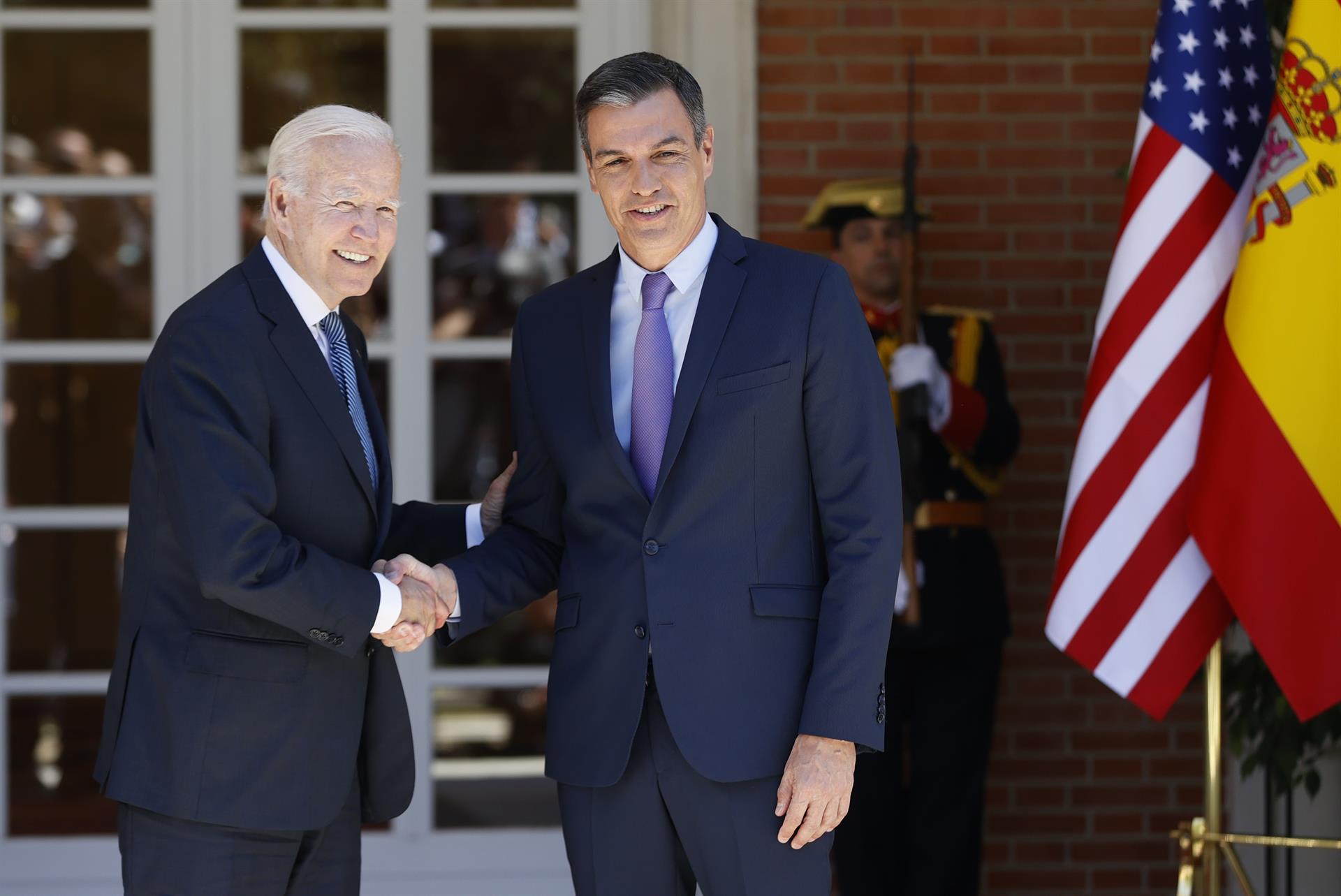 Pedro Sánchez recibió a Joe Biden para reafirmar la relación estratégica entre España y EEUU