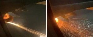 Pánico en las alturas: Pasajero grabó cómo se incendiaba el avión en el que viajaba a Los Ángeles (VIDEO)