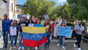 CNP, Sntp y sociedad civil protestaron en Cojedes contra el cierre de medios