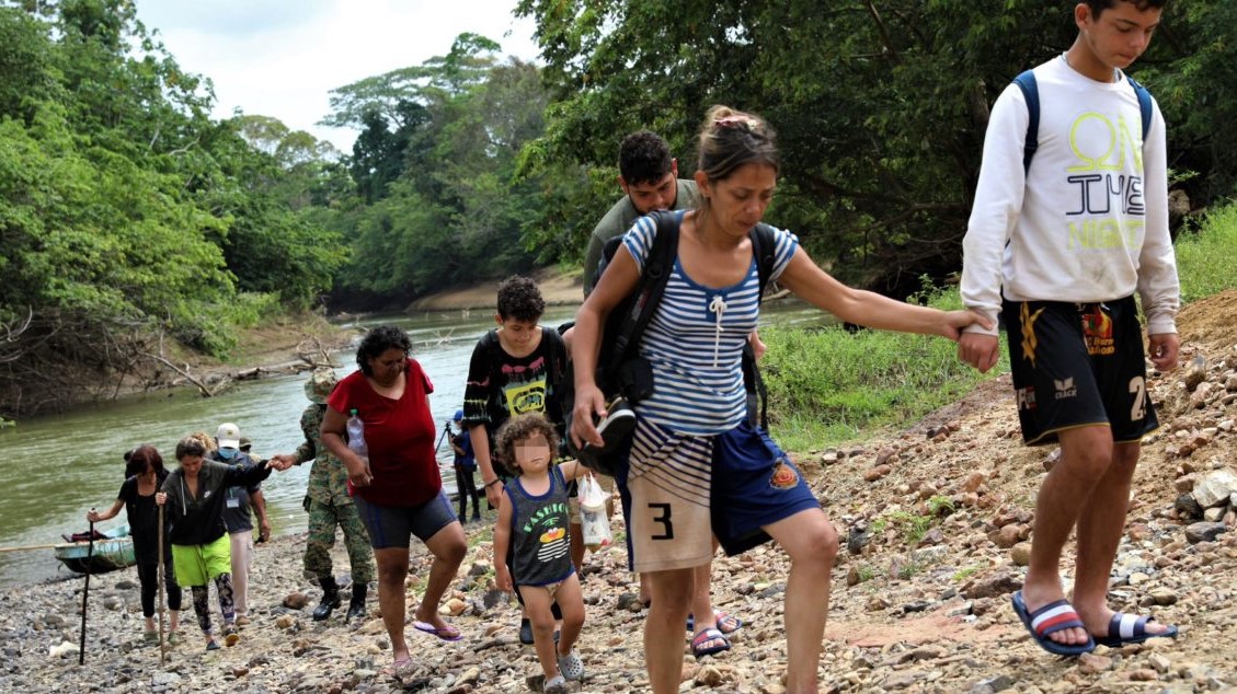 What happens after crossing the Darien Gap and making it to the U.S.