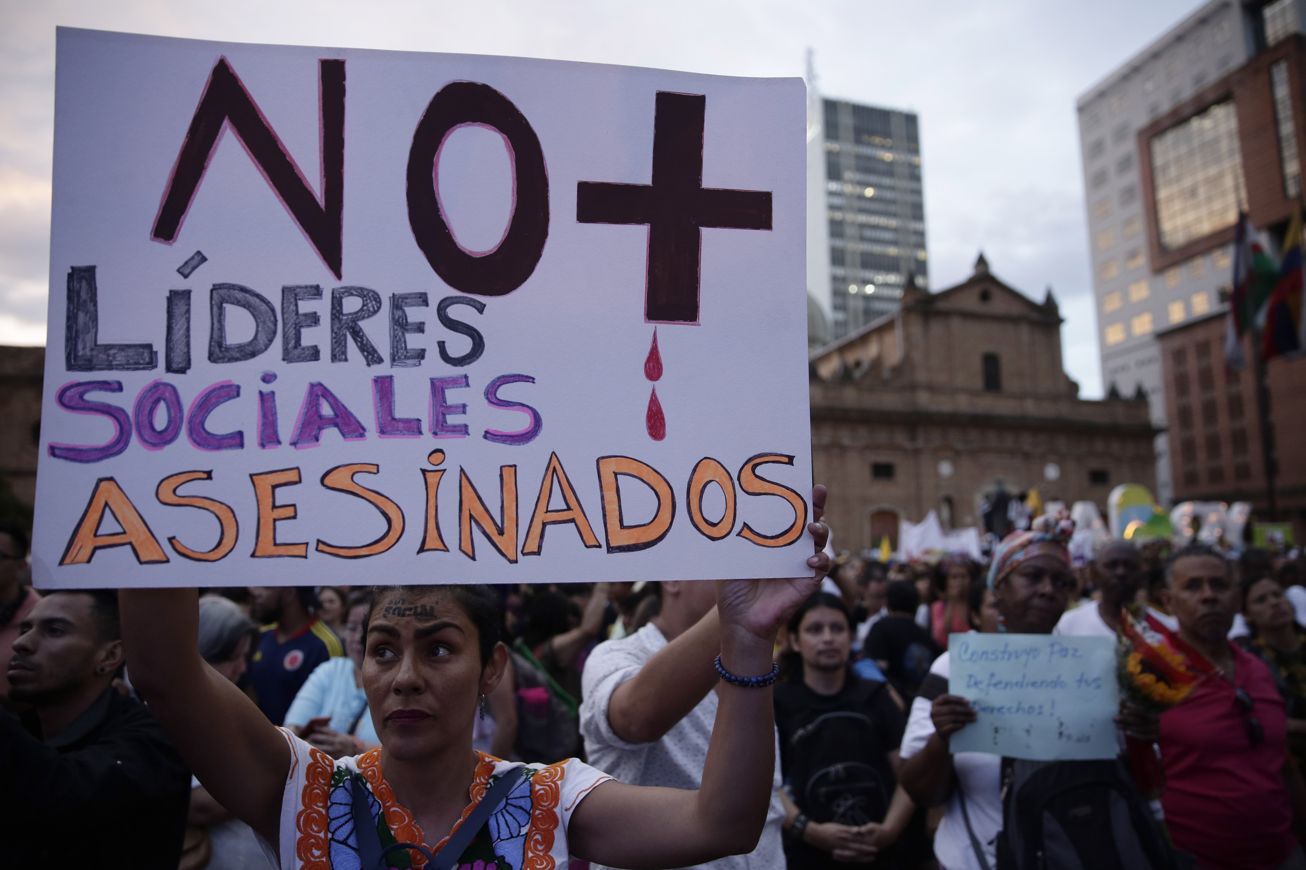 Al menos 136 líderes sociales han sido asesinados en Colombia en ocho meses