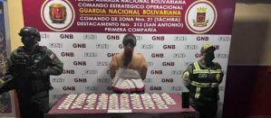 La insólita cantidad de droga que una mujer guardó en sus partes íntimas para traficar en Bolívar