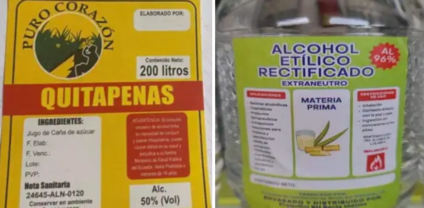 Alcohol adulterado dejó una estela de muerte tras intoxicaciones en Ecuador