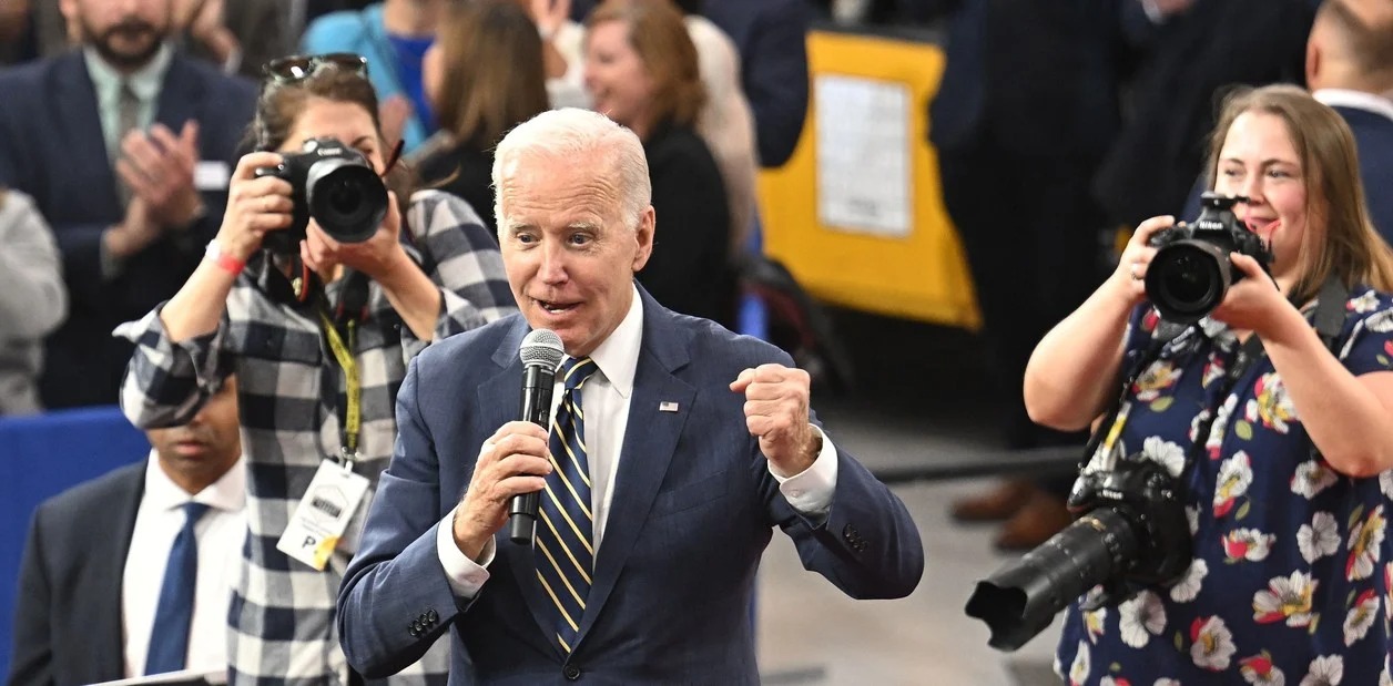 La efusiva reacción de Joe Biden al enterarse del triunfo de EEUU ante Irán