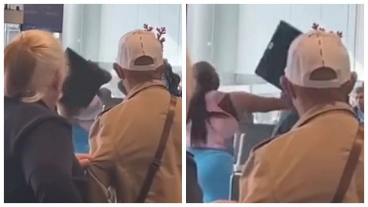 Brutal ataque de una mujer a funcionaria en aeropuerto de Florida quedó registrado en cámaras (VIDEO)
