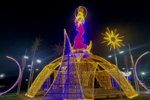 Maracaibo recuperó un poco de alegría gracias a sus luces de Navidad (Videos)