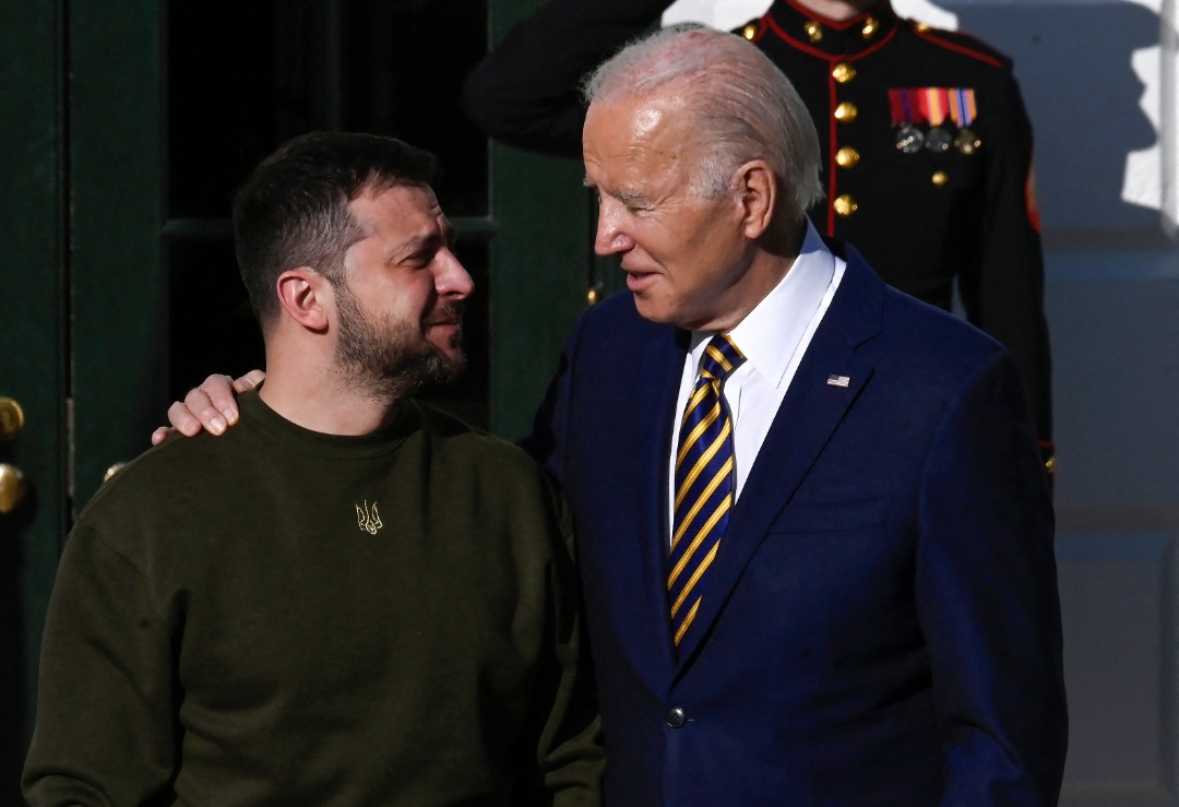 Zelenski y Biden se reúnen en la Casa Blanca