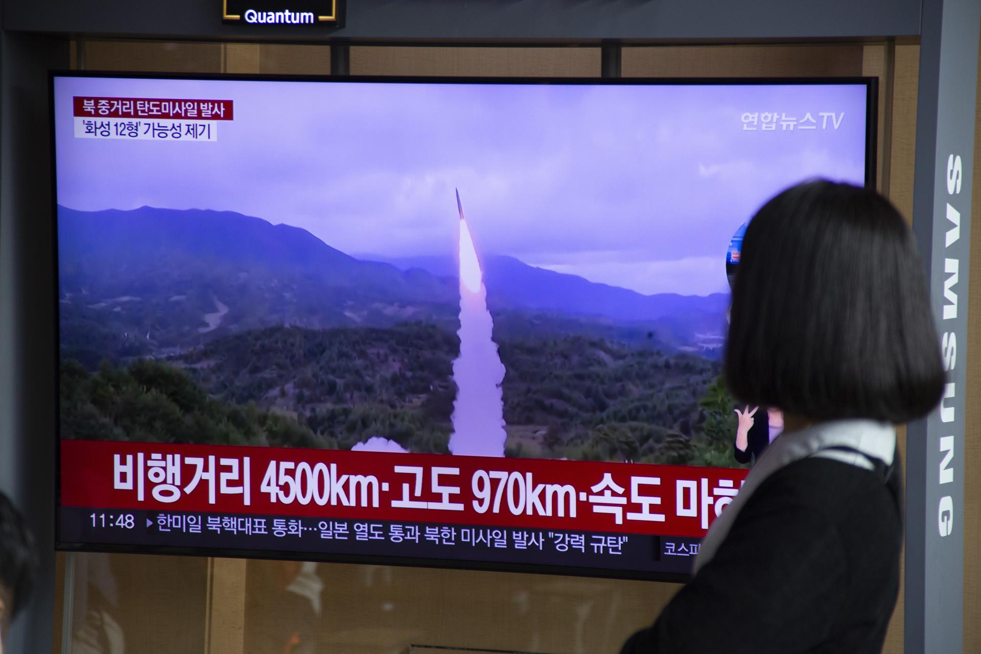 Corea del Norte lanza dos misil balísticos de corto alcance al mar de Japón