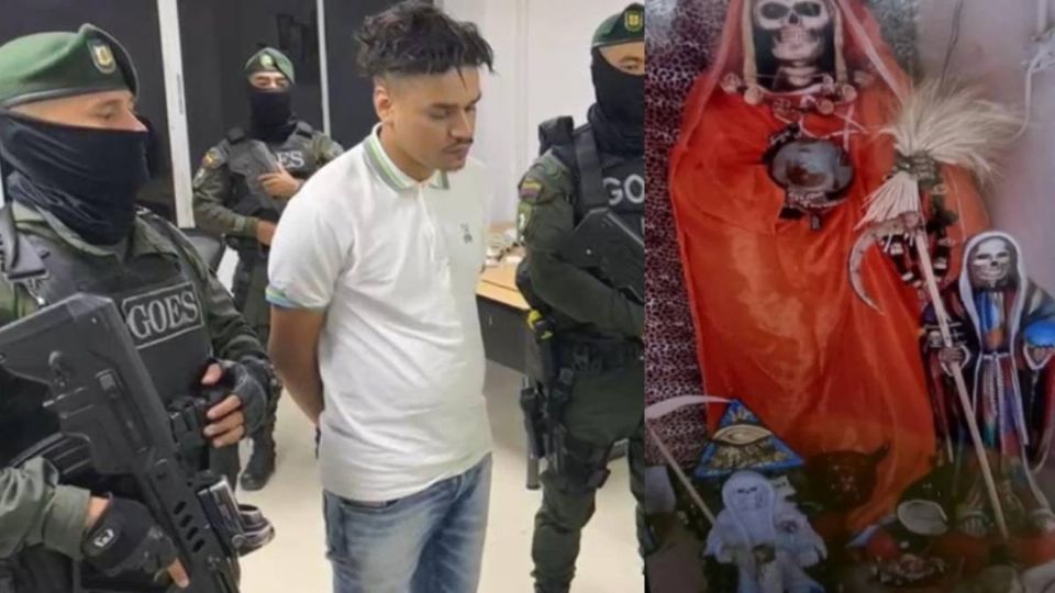 Cayó narco colombiano que rezaba y desmembraba a sus víctimas para ofrendarlas a la “santa muerte”