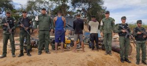 Detienen a tres mafiosos de una peligrosa banda vinculada a la minería ilegal en Bolívar (FOTOS)
