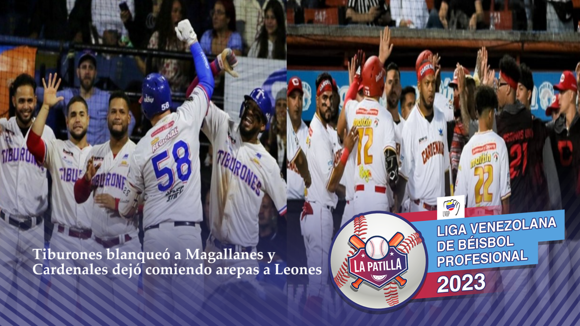 La Guaira le dio un arepazo a Magallanes para volver al primer puesto con Caracas que fue blanqueado por Cardenales este #18Ene