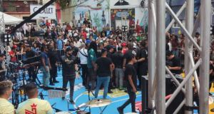 En IMÁGENES: Chavistas violentos sacaron por la fuerza a Nacho de un show gratuito en San Agustín