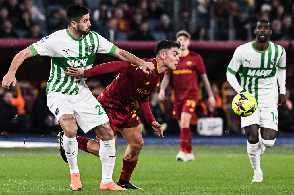 Roma se estrelló ante Sassuolo y dejó dudas de cara a San Sebastián