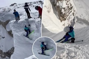 Niño de siete años asombra en EEUU al esquiar una de las pistas más aterradoras del mundo (VIDEO)