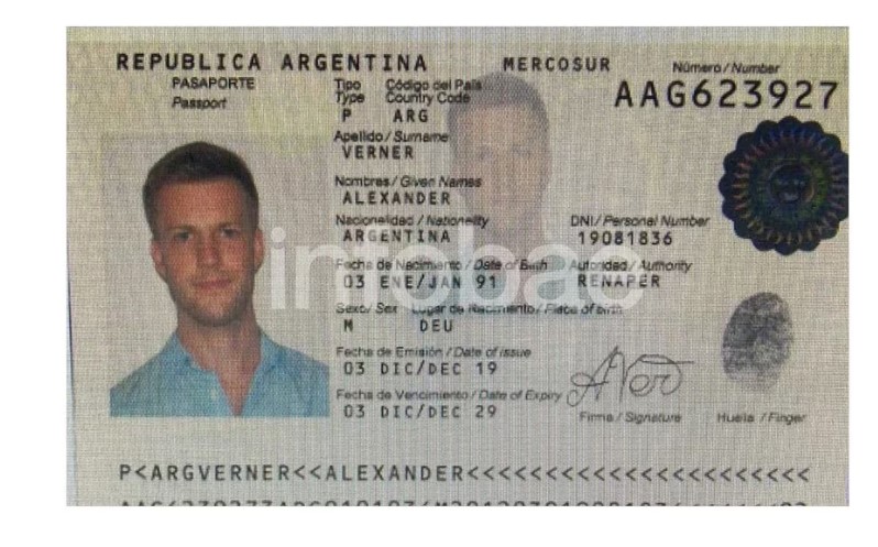 Los documentos que consiguió el espía ruso Alexander Verner en la Argentina