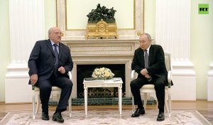 Putin recibió a Lukashenko en Moscú para hablar de armas nucleares