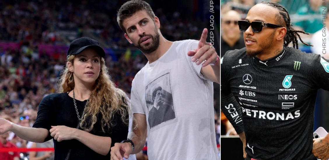 ¿Piqué es fan de Lewis Hamilton? Reviven fotos del ex de Shakira con el piloto