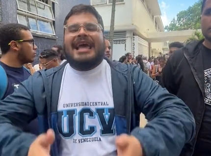 “Pedimos una explicación”: Presidente de la FCU en la UCV exige respuestas por la suspensión (Video)