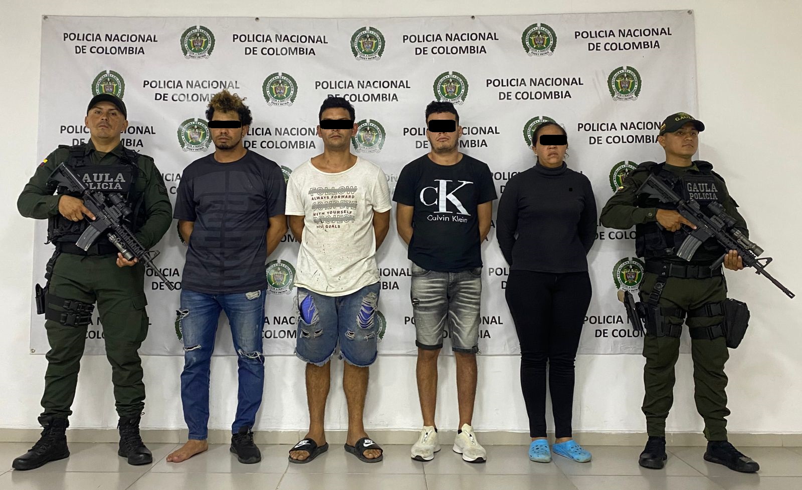 Cayeron cuatro miembros del “Tren de Aragua” por extorsión en Colombia