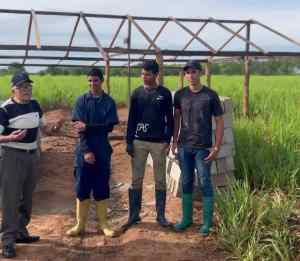 Invasores construyen rancho en potreros de la Escuela Agronómica Salesiana de Barinas