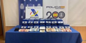 Desarticulan una banda de ecuatorianos y colombianos sospechosa de enviar cocaína a EEUU