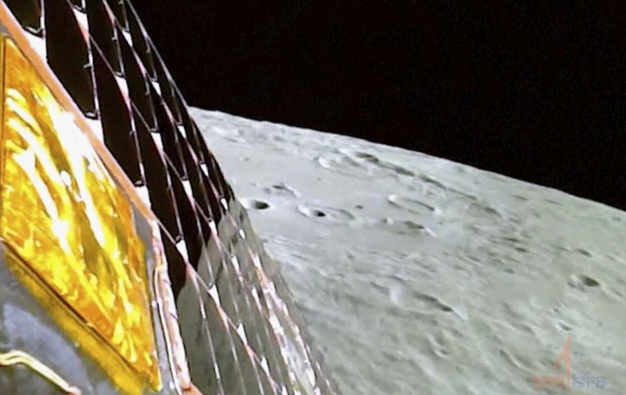 Misión espacial de la India confirmó presencia de azufre en el polo sur de la Luna