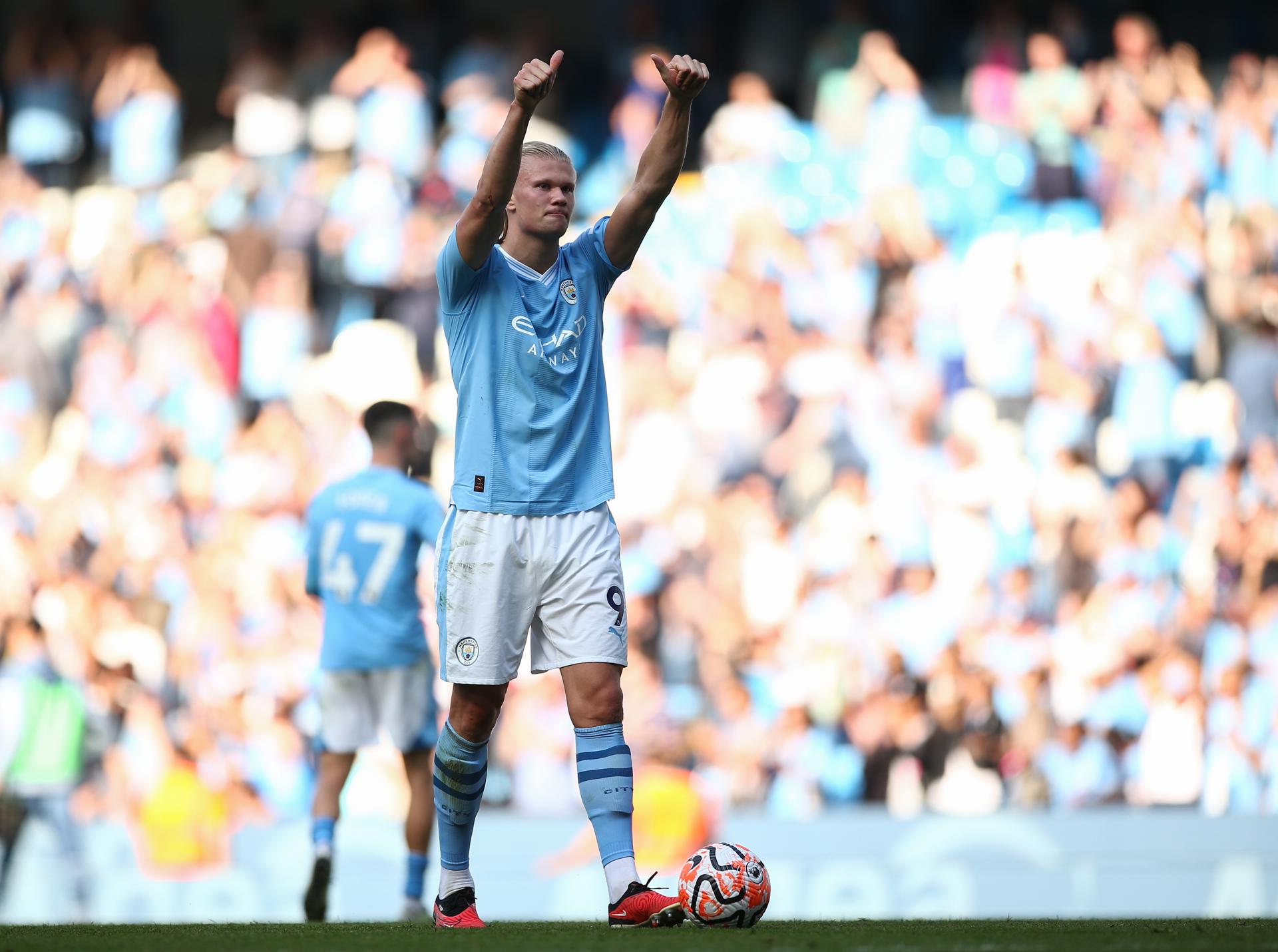 Manchester City le pasó por encima a Fulham con hat-trick de Erling Haaland