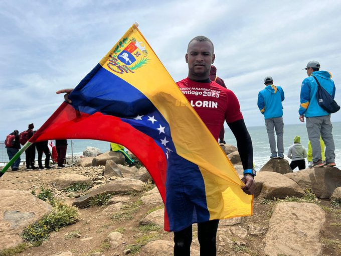 El surfista Francisco “Lolo” Bellorín sumó nueva medalla de plata a Venezuela