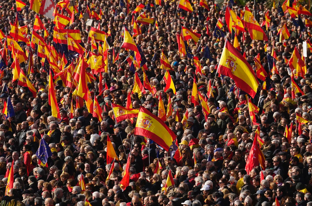 EN IMÁGENES: nueva manifestación en Madrid contra la Ley de Amnistía
