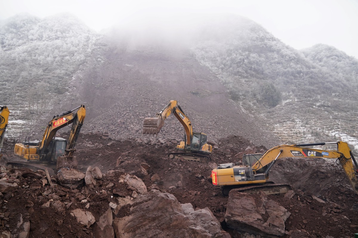 Balance del deslizamiento de tierra en China asciende a 34 muertos