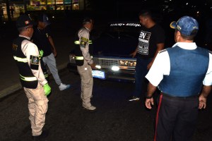 En Zulia realizan operativo nocturno para retirar luces LED de los vehículos (FOTOS)