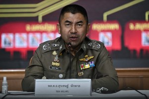 “Big Joke”, el subdirector de la Policía de Tailandia encargado del caso de Daniel Sancho, sospechoso de aceptar sobornos
