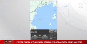 Medios chilenos revelan sitio dónde cayó helicóptero donde viajaba Sebastián Piñera (Imagen satelital)