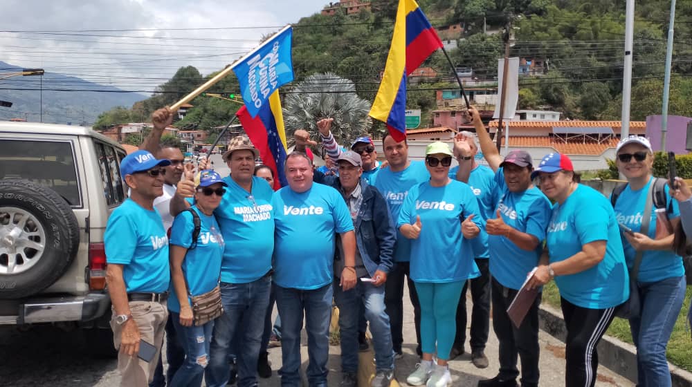 Merideños continúan desplegados promoviendo el voto por Edmundo González este 28Jul