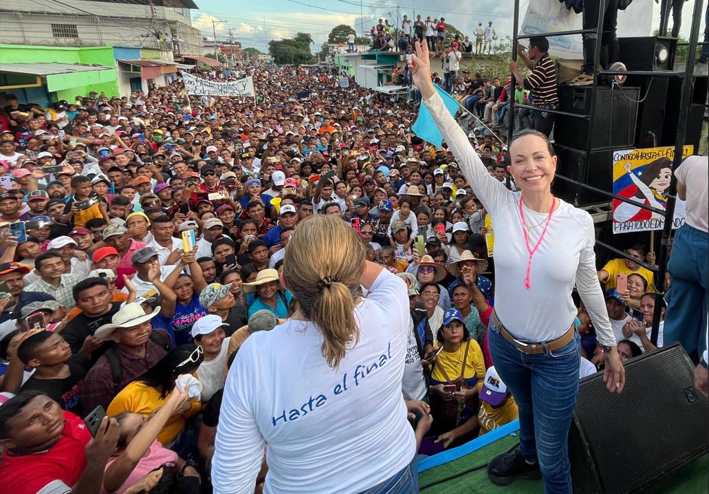 María Corina Machado desde San Juan de Payara: Venezuela está decidida a ganar el #28Jul (Videos)