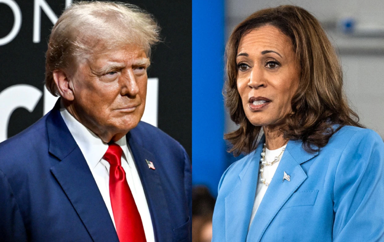 Kamala Harris y Donald Trump empatan en recta final de la carrera hacia presidencia de EEUU, según sondeo